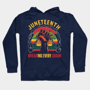 Juneteenth African American Freedom Black History Design Hoodie